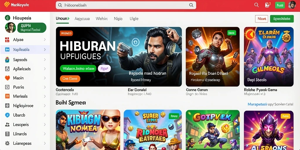 Tampilan antarmuka permainan yang menarik dan mudah digunakan.