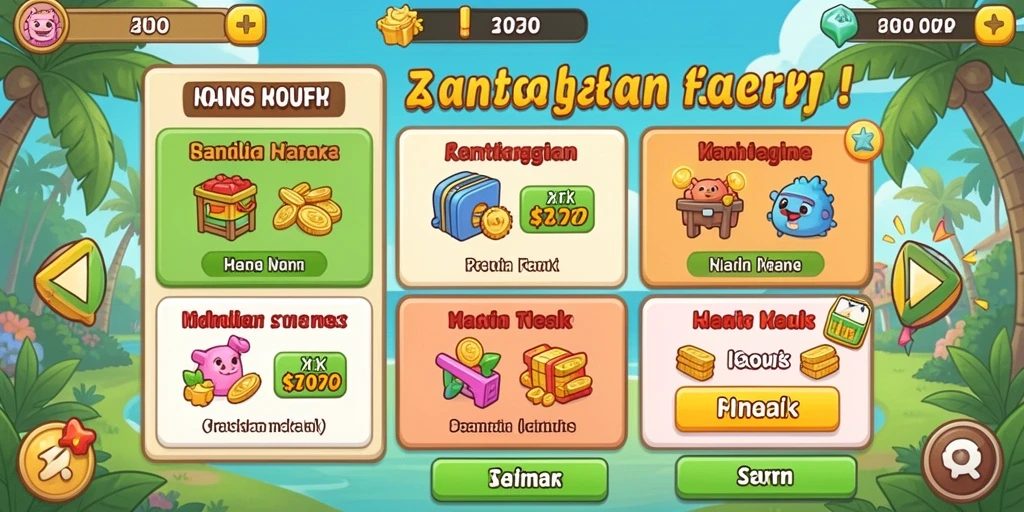 Tampilan karakter yang menawan dan penuh warna.