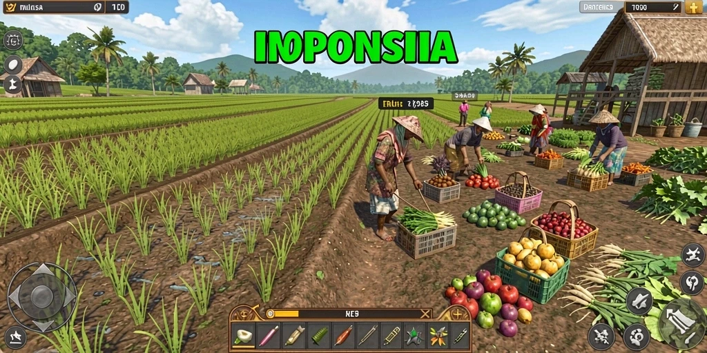 Tampilan menu utama yang menarik dan intuitif.