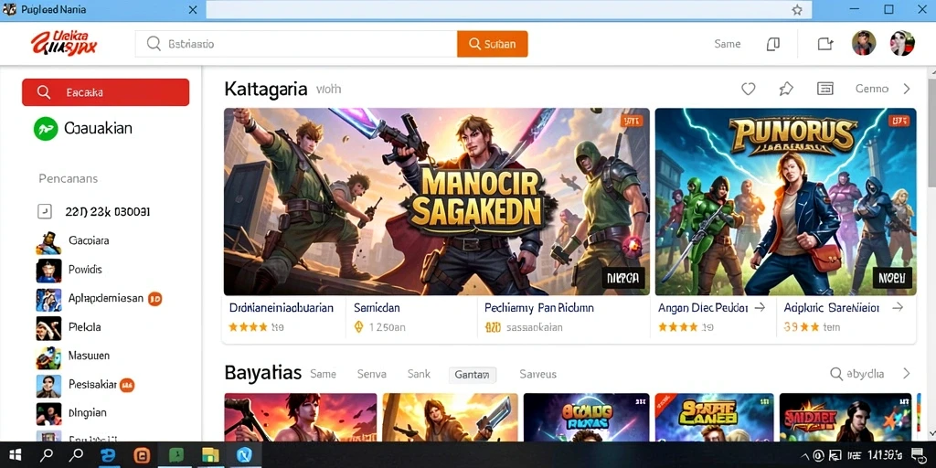 Tampilan grafis yang memukau dan detail karakter.