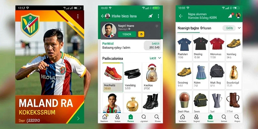 Tampilan antarmuka yang bersih dan menarik.