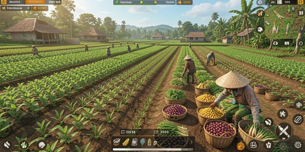 Tampilan menu utama yang menarik dan intuitif.