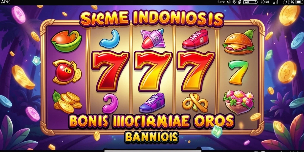 Screenshot menampilkan antarmuka permainan slot yang menarik.