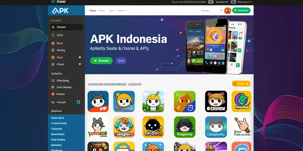 Tampilan awal yang menawan dan penuh warna.