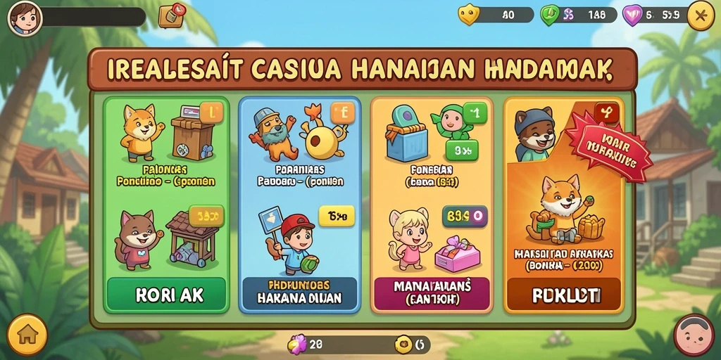 Tampilan antarmuka yang intuitif dan menarik.