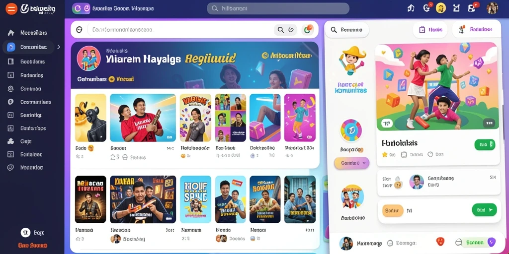 Tampilan antarmuka yang user-friendly.
