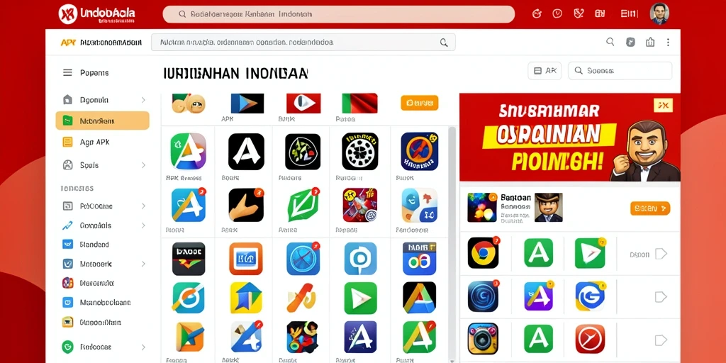 Tampilan menu utama VISA89 yang intuitif dan menarik.